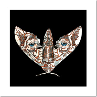 Face Mimic Moth Posters and Art